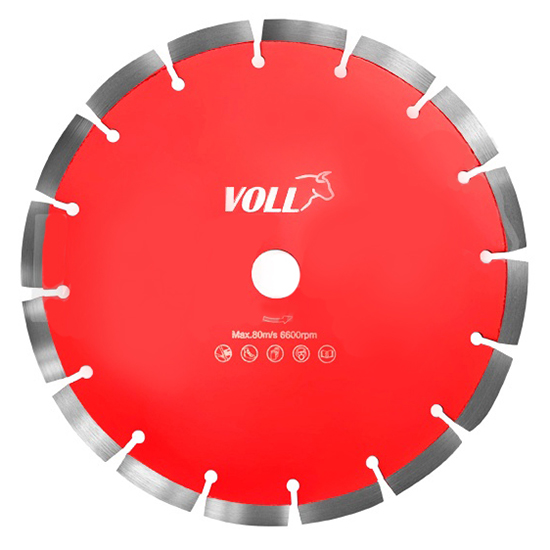 Диск алмазный для железобетона Voll 230 мм Эконом