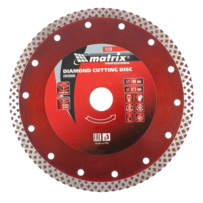 Алмазный диск MATRIX 180х22,2 мм (сухая/мокрая резка) Алмазный диск MATRIX 180х22,2 мм (сухая/мокрая резка)