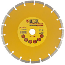 Алмазный диск Denzel 230х22,2 мм (сегментный сухое резание)