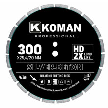 Диск алмазный KOMAN Professional d 300 мм (12") бетон Диск алмазный KOMAN Professional d 300 мм (12") бетон