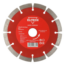Диск алмазный Elitech 150х22,2 мм бетон 1820.058000 Диск алмазный Elitech 150х22,2 мм бетон 1820.058000