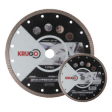 Диск алмазный турбо KRUGO 125x2.0x22.23x8/10мм Диск алмазный турбо KRUGO 125x2.0x22.23x8/10мм