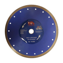 Диск отрезной алмазный по керамике, ультратонкий X-тип 250x2,0x22/25,4 мм РОСОМАХА Диск отрезной алмазный по керамике, ультратонкий X-тип 250x2,0x22/25,4 мм РОСОМАХА