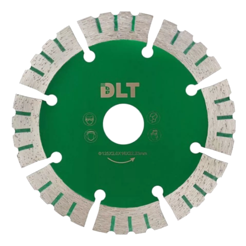 Диск алмазный по бетону DLT №21 Turbo 125 мм Диск алмазный по бетону DLT №21 Turbo 125 мм