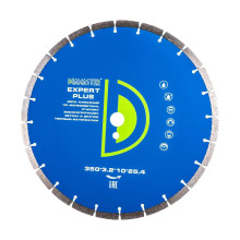 Алмазный диск сегментный Diamaster Expert plus 350x25,4x3,2x10 мм 24z железобетон/wet Алмазный диск сегментный Diamaster Expert plus 350x25,4x3,2x10 мм 24z железобетон/wet
