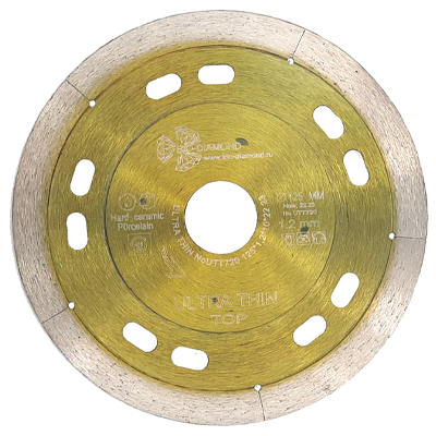 Диск алмазный Trio Diamond Сплошной Ультратонкий ltra Thin Top 125х10х22.23 мм Диск алмазный Trio Diamond Сплошной Ультратонкий ltra Thin Top 125х10х22.23 мм