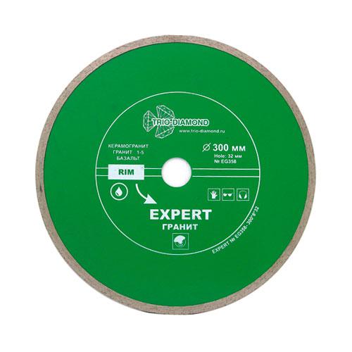 Диск алмазный Trio Diamond Сплошной Эксперт Гранит Hot press 300 мм