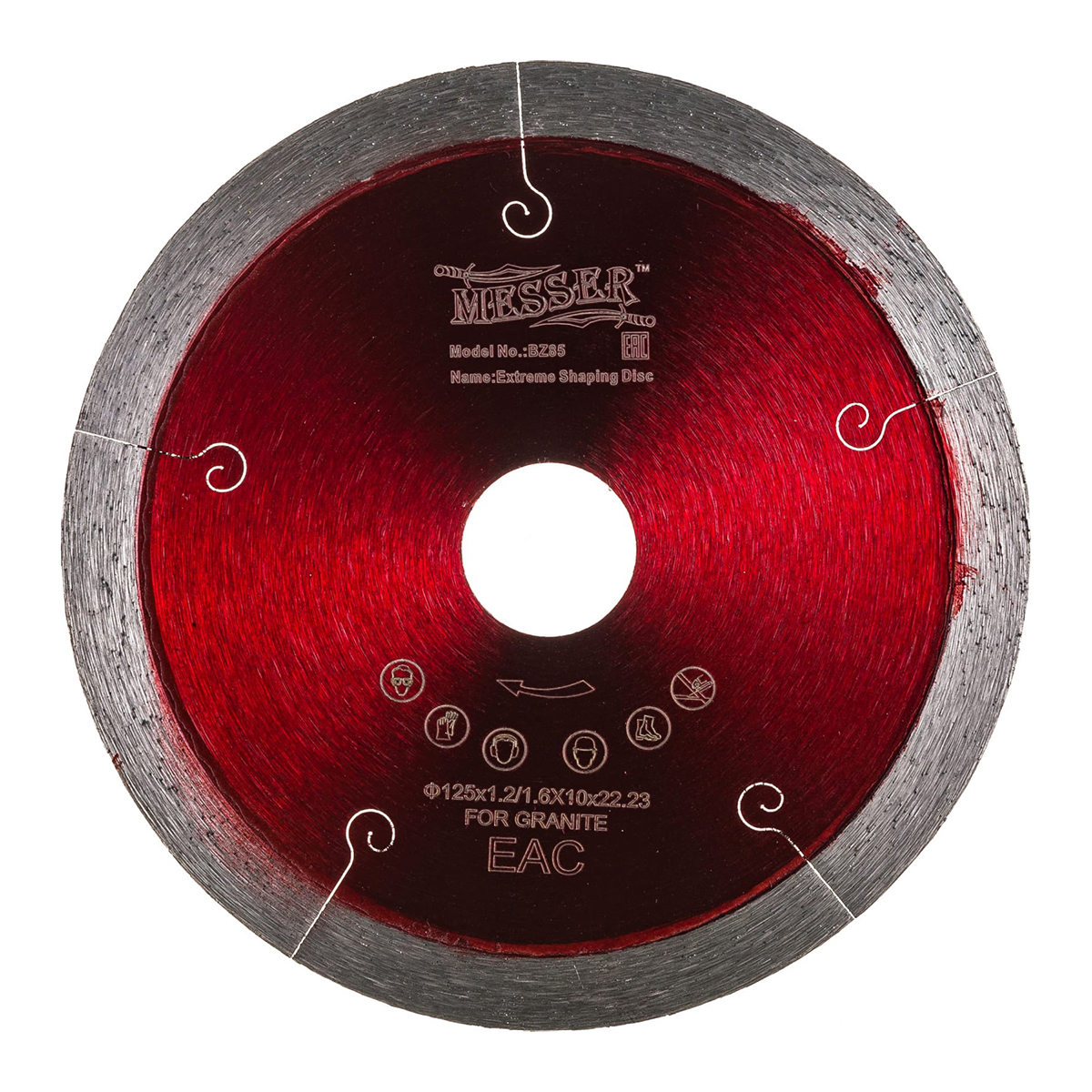 Диск алмазный сплошной Messer G/X-J 125D-1.6T-10W-22.2/20 (Мрамор) Диск алмазный сплошной Messer G/X-J 125D-1.6T-10W-22.2/20 (Мрамор)