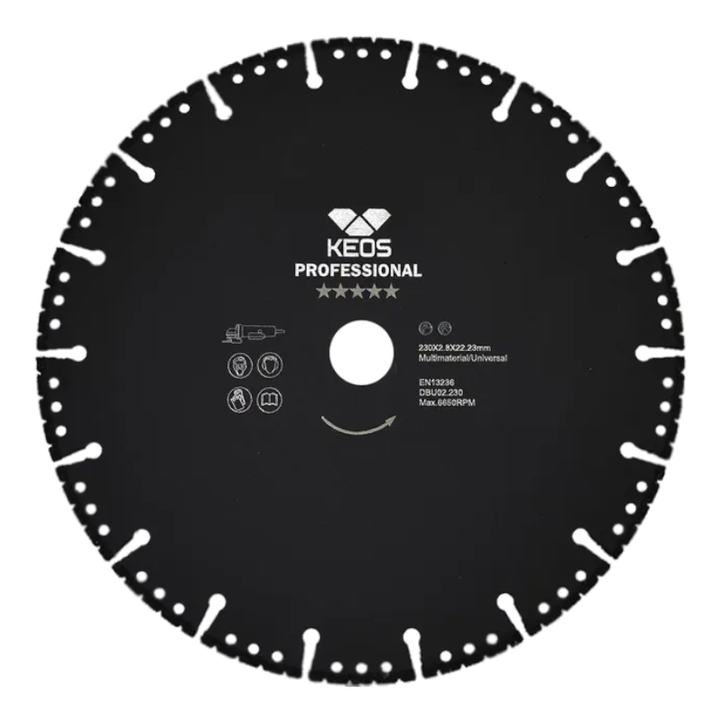 Диск алмазный KEOS универсальный 230мм/22,23 Диск алмазный KEOS универсальный 230мм/22,23