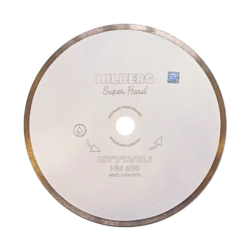 Диск алмазный отрезной Hilberg Super Hard Сплошной 350x32/25,4 Диск алмазный отрезной Hilberg Super Hard Сплошной 350x32/25,4