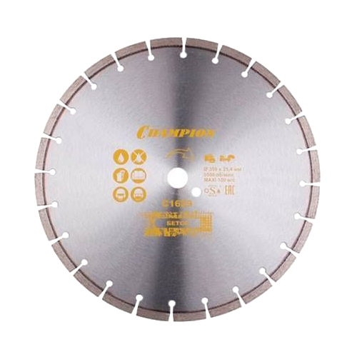 Диск алмазный по бетону Champion L 350/25,4/10 Concremax Диск алмазный по бетону Champion L 350/25,4/10 Concremax