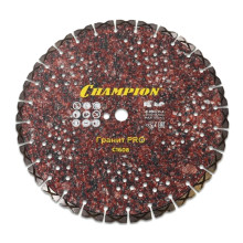 Диск алмазный для резки гранита Champion PRO 350/25,4/10 Laser Granitek Диск алмазный для резки гранита Champion PRO 350/25,4/10 Laser Granitek