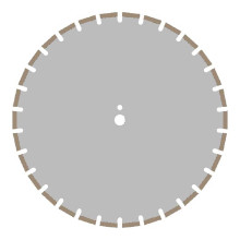 Алмазный диск НИБОРИТ Железобетон Стена d 500×25,4 L