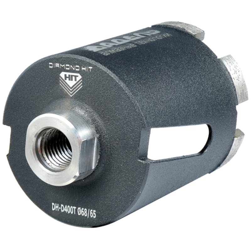 Сверло алмазное для подрозетников Адель DH-D400T (68/65 мм; M16; 6 сегментов) ДУУ00008181 Сверло алмазное для подрозетников Адель DH-D400T (68/65 мм; M16; 6 сегментов) ДУУ00008181