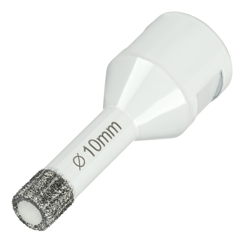 Алмазная коронка Diamond Industrial 10 мм Universal по керамограниту, керамике и камню, вакуумная пайка, M14