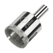 Алмазная коронка Diamond Industrial 30 мм по керамике, плитке и стеклу Алмазная коронка Diamond Industrial 30 мм по керамике, плитке и стеклу