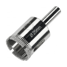 Алмазная коронка Diamond Industrial 25 мм по керамике, плитке и стеклу Алмазная коронка Diamond Industrial 25 мм по керамике, плитке и стеклу