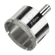 Алмазная коронка Diamond Industrial 45 мм по керамике, плитке и стеклу Алмазная коронка Diamond Industrial 45 мм по керамике, плитке и стеклу