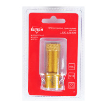 Коронка алмазная универсальная Elitech 20 мм х М14 Коронка алмазная универсальная Elitech 20 мм х М14