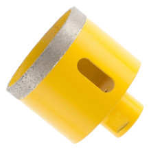 Сверло алмазное по керамограниту Denzel 68 мм, мокрая резка М14 Сверло алмазное по керамограниту Denzel 68 мм, мокрая резка М14