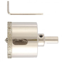 Сверло алмазное по керамограниту, 50х67 мм, трехгранный хвостовик Matrix