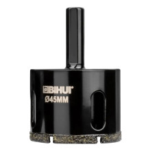 Коронка алмазная по стеклу и керамике BIHUI гальваническая 45 мм DBW45 Коронка алмазная по стеклу и керамике BIHUI гальваническая 45 мм DBW45