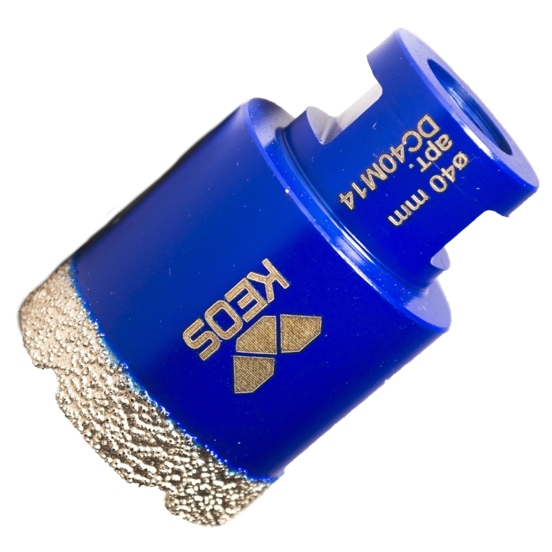 Коронка алмазная по керамограниту KEOS PRO 40мм M14 Коронка алмазная по керамограниту KEOS PRO 40мм M14