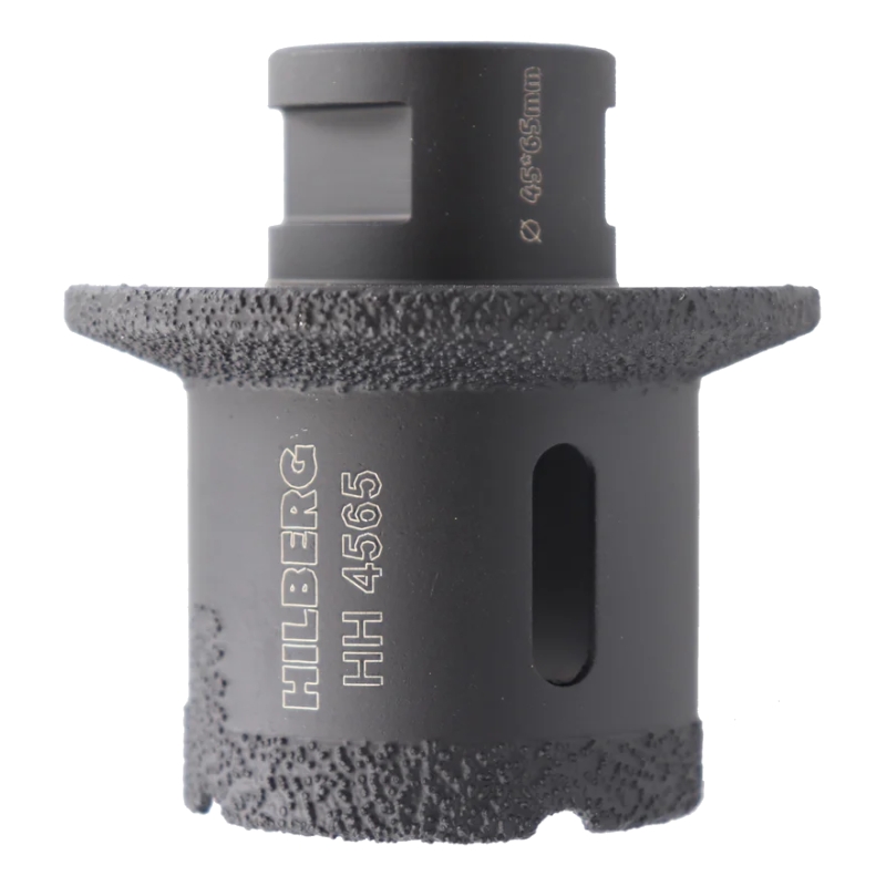 Коронка-фреза алмазная Hilberg Super Hard 4T, М14 45/65х40 мм