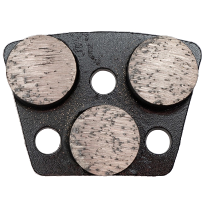 Трехточечный шлифовальный сегмент RODIAMA d 25х10 мм, для среднего бетона, 80#