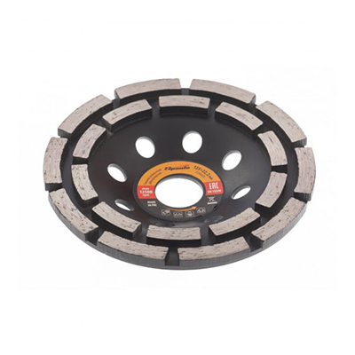 Алмазная чашка Sparta 125 мм, двухрядная Алмазная чашка Sparta 125 мм, двухрядная