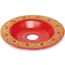 Чашка твердосплавная шлифовальная METALLICA Ultra 125х22,2 мм, #24, плоская, по дереву. В кор. Чашка твердосплавная шлифовальная METALLICA Ultra 125х22,2 мм, #24, плоская, по дереву. В кор.