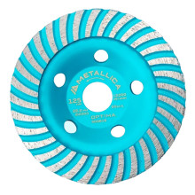 Чашка алмазная турбированная METALLICA Optima 125x22,2 мм, по бетону