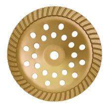 Алмазная чашка по бетону 230мм TURBO ТИТАН (желтая) Алмазная чашка по бетону 230мм TURBO ТИТАН (желтая)