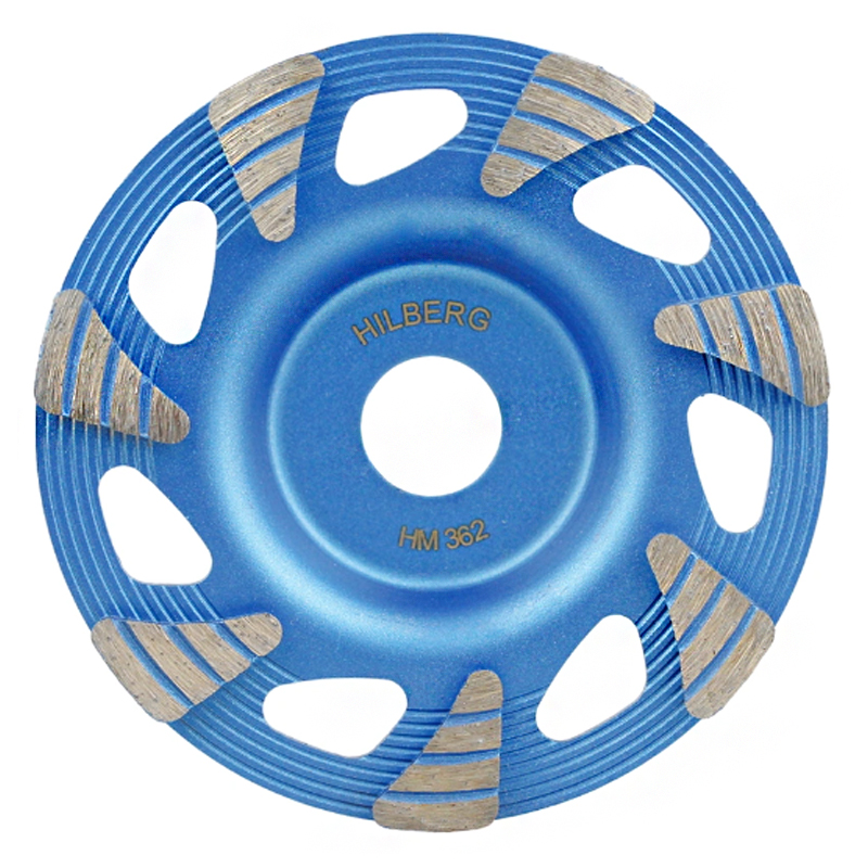 Алмазная шлифовальная чашка Hilberg Тайфун HM362 Алмазная шлифовальная чашка Hilberg Тайфун HM362