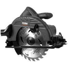 Циркулярная пила FERM CSM1041P, 190x30, 1050 Вт 4900 об. мин глубина пропила 85мм, коробка Циркулярная пила FERM CSM1041P, 190x30, 1050 Вт 4900 об. мин глубина пропила 85мм, коробка