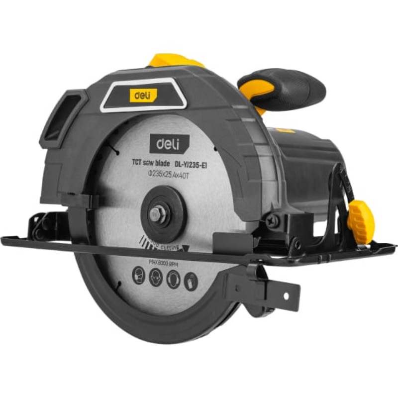 Циркулярная (дисковая) пила DELI DL-YJ235-E1 ( 2200Вт, 4200об/ мин, ф235мм, диск в комплекте) 1030 Циркулярная (дисковая) пила DELI DL-YJ235-E1 ( 2200Вт, 4200об/ мин, ф235мм, диск в комплекте) 1030