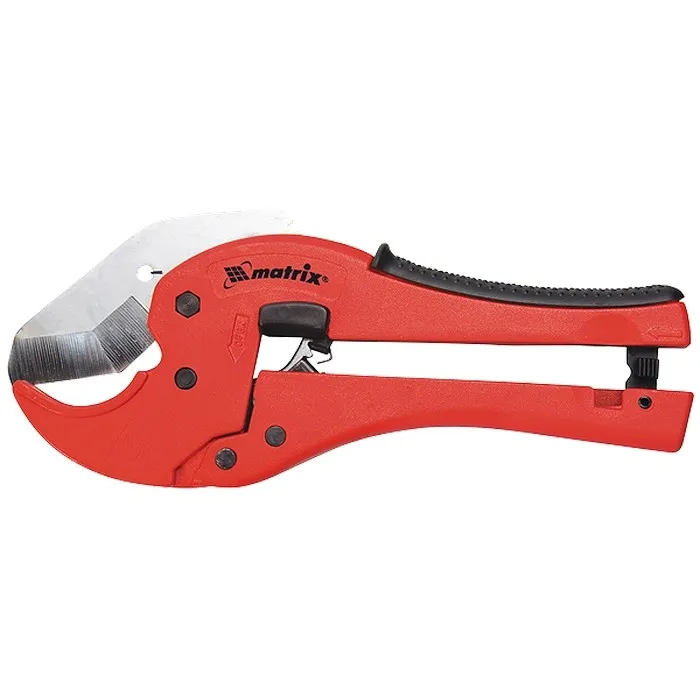 Ножницы для резки изделий из ПВХ, D до 42 мм, обрезиненная опорная рукоятка, порошковое покрытие рук Ножницы для резки изделий из ПВХ, D до 42 мм, обрезиненная опорная рукоятка, порошковое покрытие рук