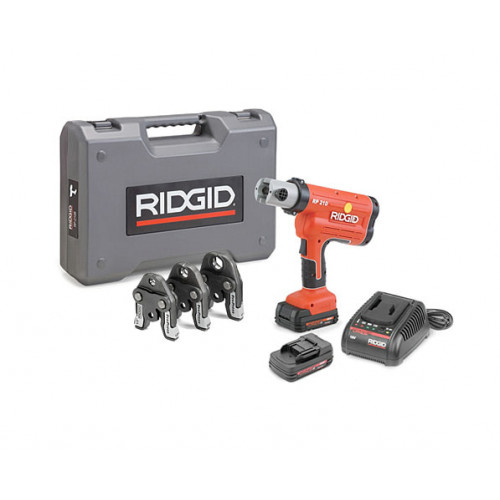 Пресс-пистолет аккумуляторный RIDGID RP 210-B Compact + пресс-клещи TH 16-20-26 мм Пресс-пистолет аккумуляторный RIDGID RP 210-B Compact + пресс-клещи TH 16-20-26 мм