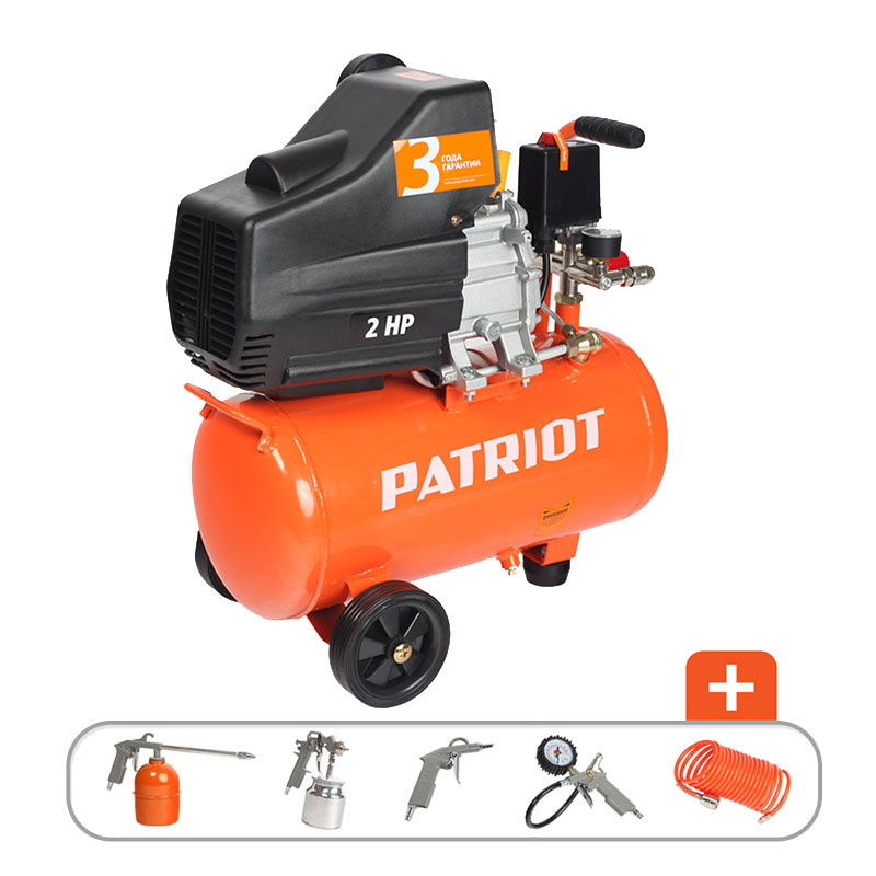 Компрессор PATRIOT EURO 24-240K Компрессор PATRIOT EURO 24-240K