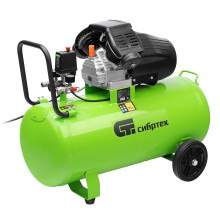 Компрессор воздушный КК-2200/100, 2,2 кВт, 350 л/мин, 100 л, прямой привод, масляный Сибртех Компрессор воздушный КК-2200/100, 2,2 кВт, 350 л/мин, 100 л, прямой привод, масляный Сибртех