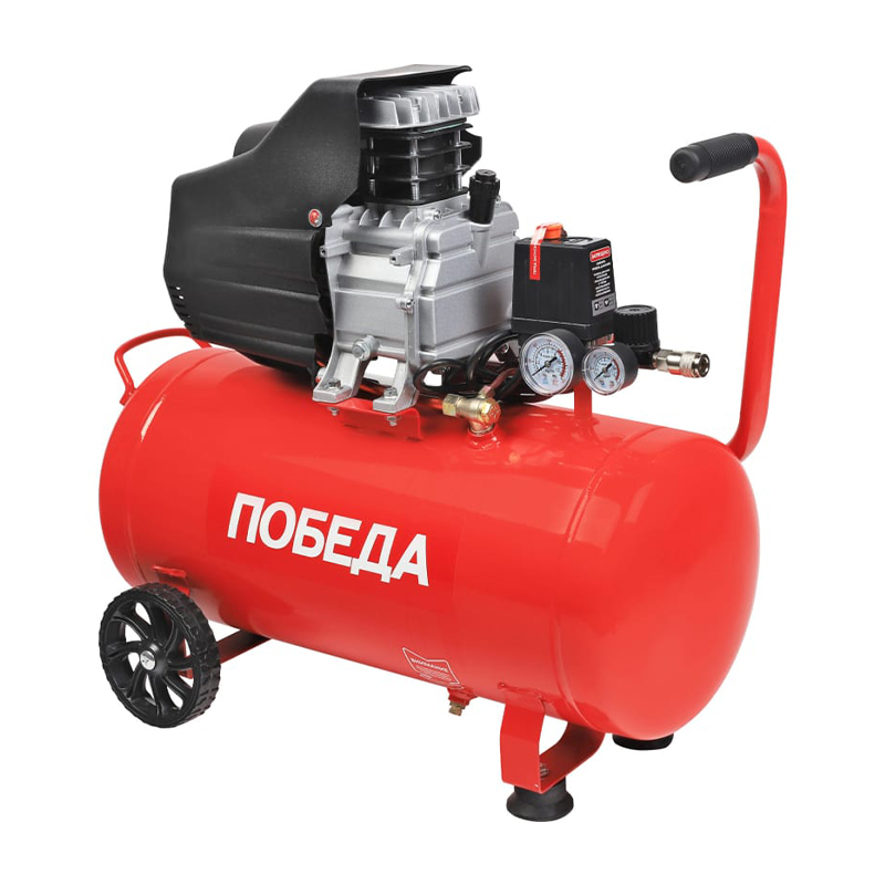 Компрессор поршневой масляный ПОБЕДА KM 50-250, 1800Вт, 260л*мин Компрессор поршневой масляный ПОБЕДА KM 50-250, 1800Вт, 260л*мин