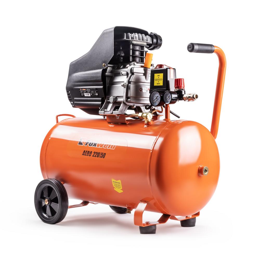 Компрессор масляный коаксиальный FoxWeld AERO 220/50 Компрессор масляный коаксиальный FoxWeld AERO 220/50
