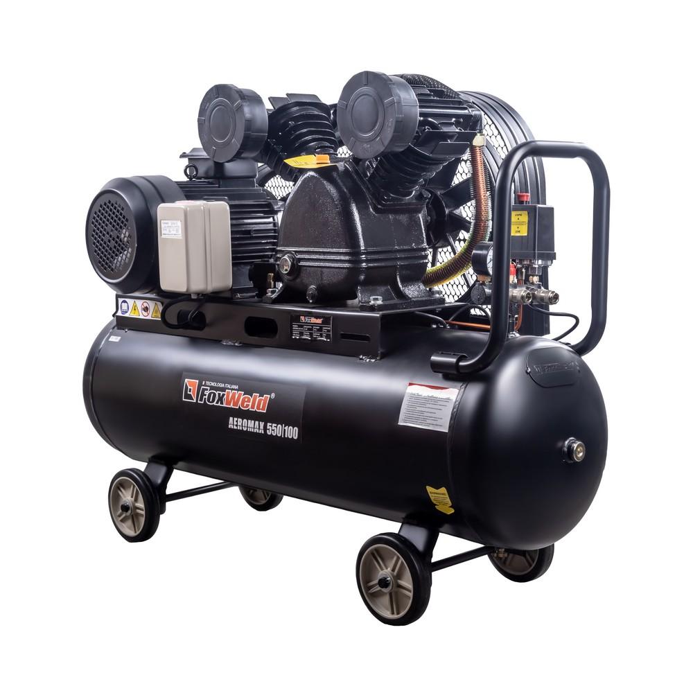 Компрессор масляный ременной FoxWeld AEROMAX 550/100 Компрессор масляный ременной FoxWeld AEROMAX 550/100