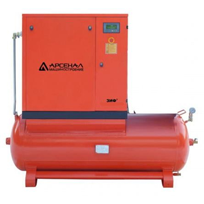 Электрический винтовой компрессор ЗИФ-СВЭ-1,0/0,7 ШМ Р-500 (ременная передача)