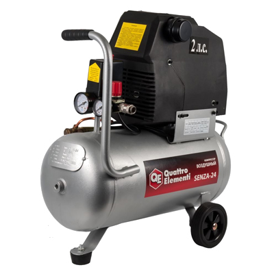 Компрессор поршневой безмасляный Quattro Elementi SENZA-24 Компрессор поршневой безмасляный Quattro Elementi SENZA-24