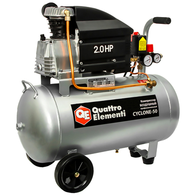 Компрессор поршневой масляный Quattro Elementi CYCLONE-50 Компрессор поршневой масляный Quattro Elementi CYCLONE-50