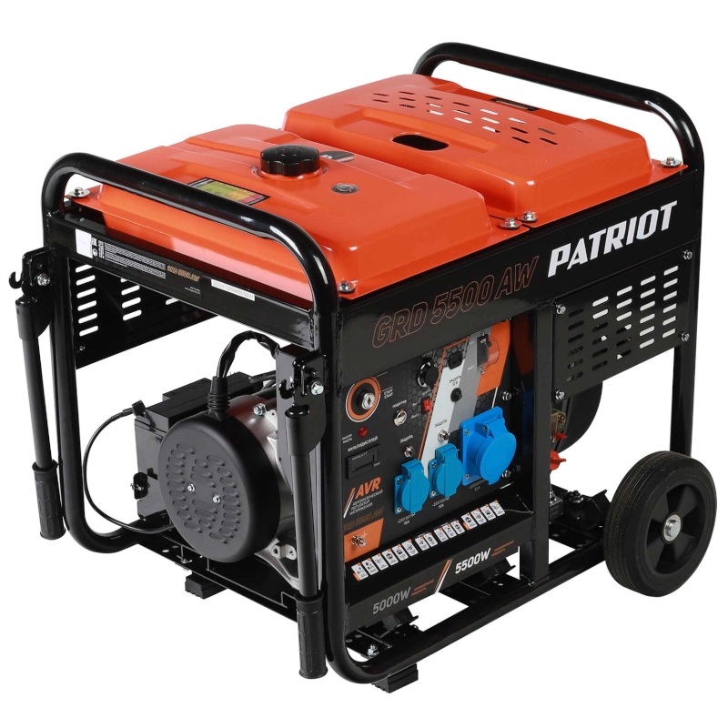 Генератор дизельный PATRIOT GRD 5500AW 9,5лс, 5500Вт, объем 15л Генератор дизельный PATRIOT GRD 5500AW 9,5лс, 5500Вт, объем 15л