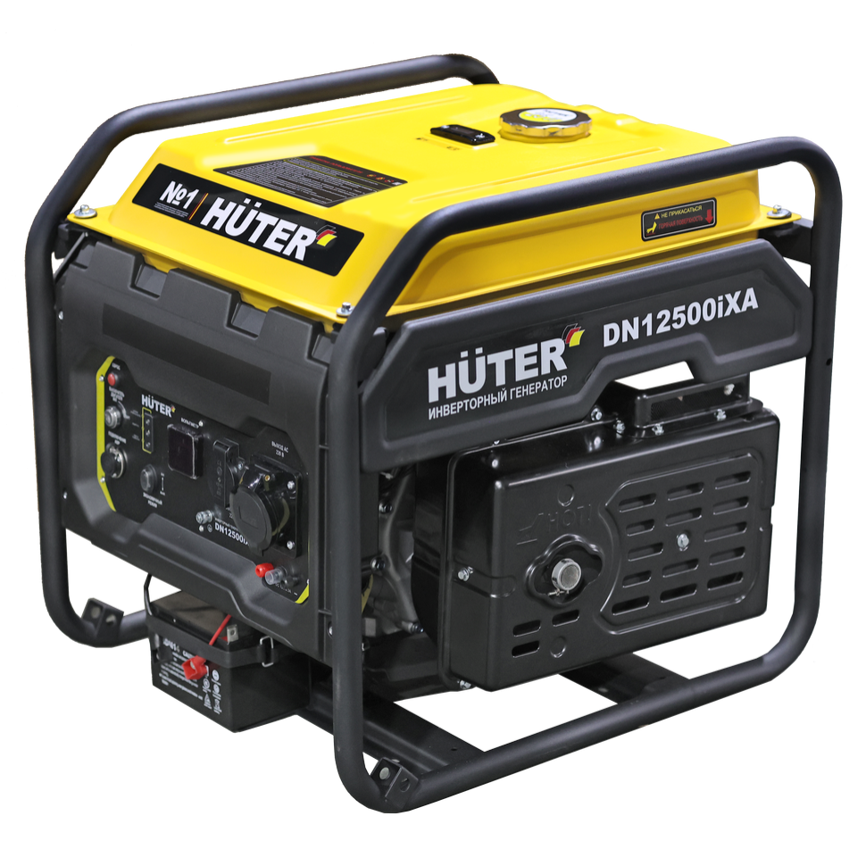 Генератор инверторный Huter DN12500iXA-электростартер