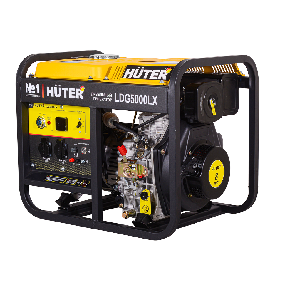 Электрогенератор дизельный Huter LDG 5000LX Электрогенератор дизельный Huter LDG 5000LX