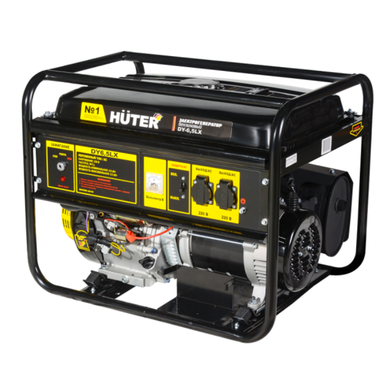 Генератор Huter DY6,5LX-электростартер Генератор Huter DY6,5LX-электростартер